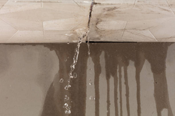 Professional Commercial Water Damage Restoration technician working in Bidwell, OH